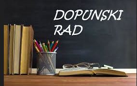 Raspored nastave za dopunski rad