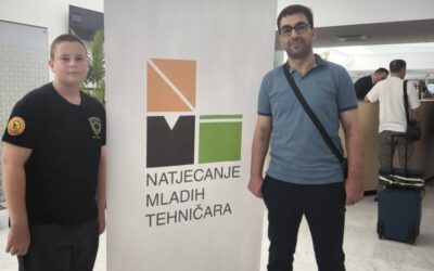 Ivan Trogrlić na Državnom natjecanju Mladih tehničara