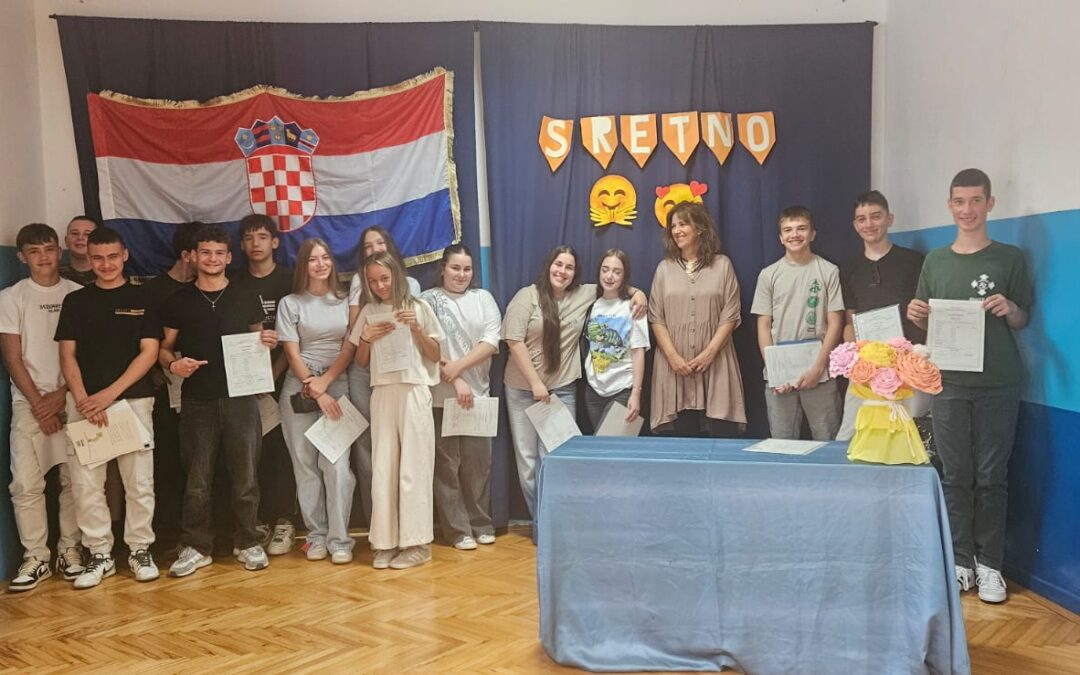 Svečana podjela svjedodžbi učenicima osmog razreda